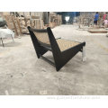 Kangaroo Chair in Rattan and Ash Solid Wood